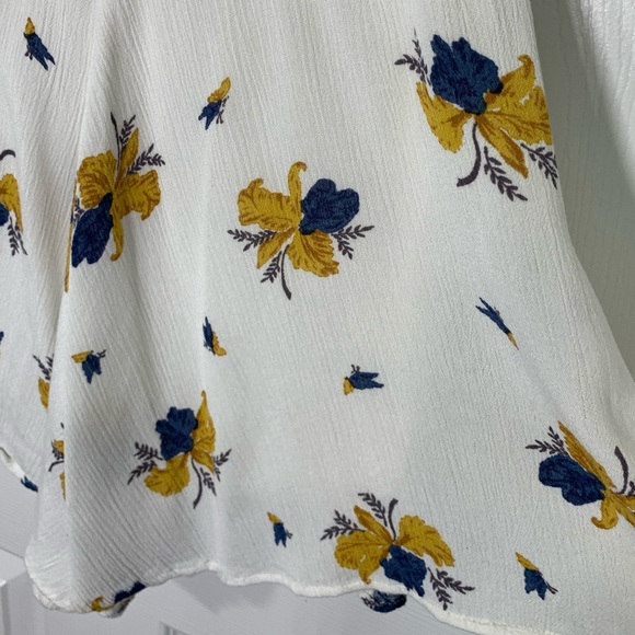 Free People Halter Tie Floral Print Romper Sz 2 - Picture 3 of 8